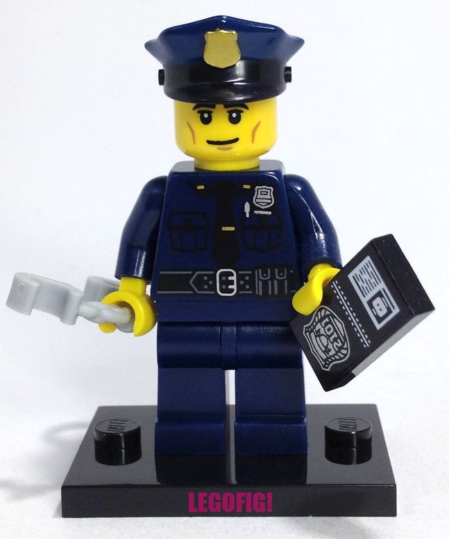 レビュー レゴ ミニフィギュアシリーズ9 警察官 Legofig