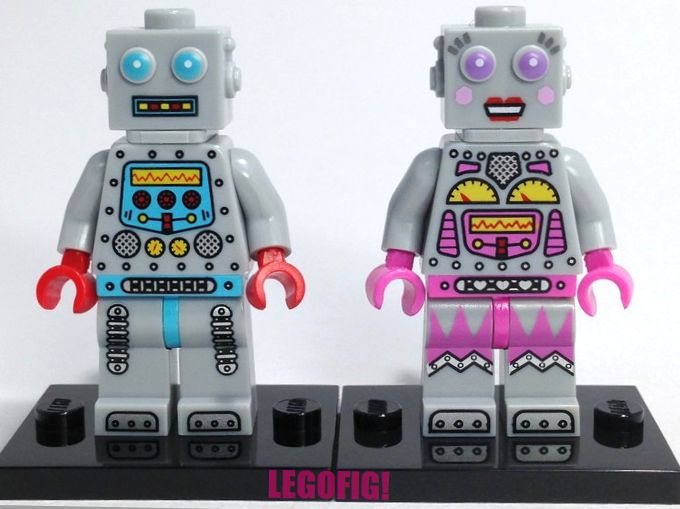 レビュー レゴ ミニフィギュアシリーズ6 ゼンマイ ロボット Legofig